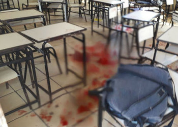 Estudante armado invade escola pública e atira contra colegas em sala de aula